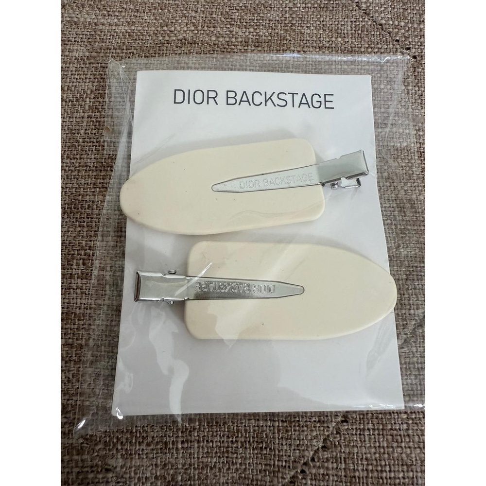 NWT Dior Backstage White Hair Clips